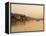 Ferry Crosssing the River Ganges at Sunset, Haridwar, Uttaranchal, India, Asia-Mark Chivers-Framed Premier Image Canvas