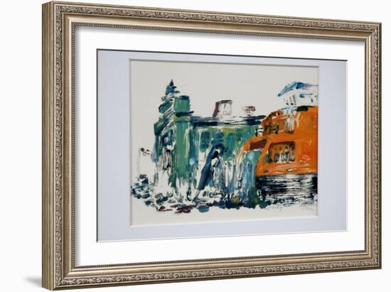 Ferry Dry Dock-Anthony Butera-Framed Giclee Print