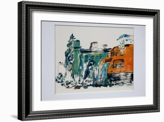 Ferry Dry Dock-Anthony Butera-Framed Giclee Print