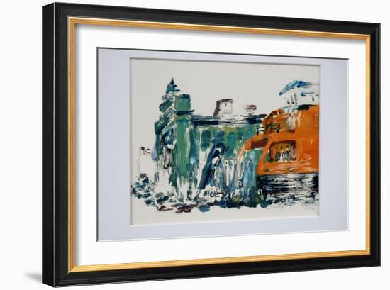 Ferry Dry Dock-Anthony Butera-Framed Giclee Print