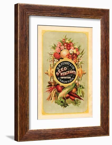 Ferry Seed Merchants & Growers-null-Framed Art Print