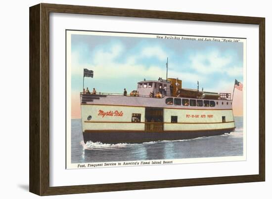 Ferry to Put-in-Bay, Ohio-null-Framed Art Print