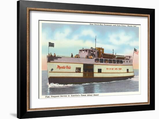 Ferry to Put-in-Bay, Ohio-null-Framed Art Print