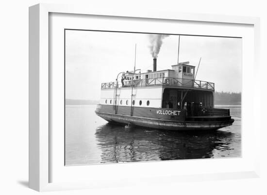 Ferry Wollochet on Puget Sound-Marvin Boland-Framed Giclee Print