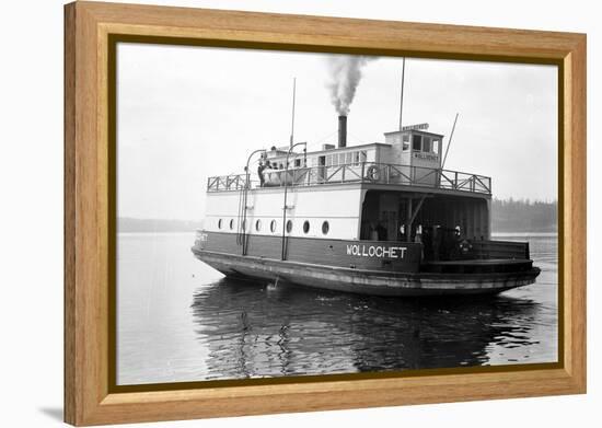 Ferry Wollochet on Puget Sound-Marvin Boland-Framed Premier Image Canvas