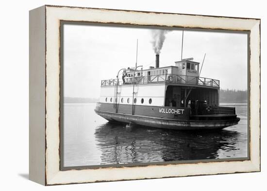 Ferry Wollochet on Puget Sound-Marvin Boland-Framed Premier Image Canvas