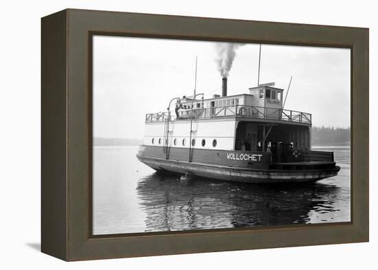 Ferry Wollochet on Puget Sound-Marvin Boland-Framed Premier Image Canvas