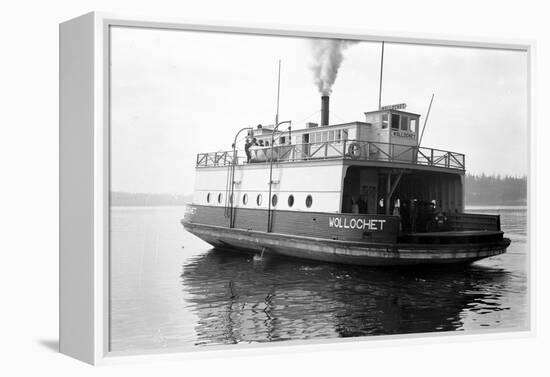 Ferry Wollochet on Puget Sound-Marvin Boland-Framed Premier Image Canvas