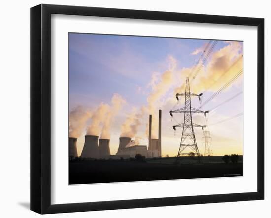 Ferrybridge Power Station, North Yorkshire, England, United Kingdom-Roy Rainford-Framed Photographic Print