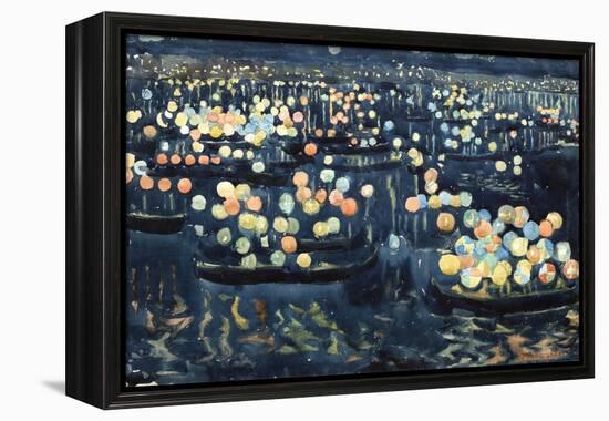 Festa Del Redentore (Festival of Light, Venice)-Maurice Brazil Prendergast-Framed Premier Image Canvas