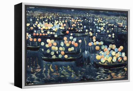 Festa Del Redentore (Festival of Light, Venice)-Maurice Brazil Prendergast-Framed Premier Image Canvas