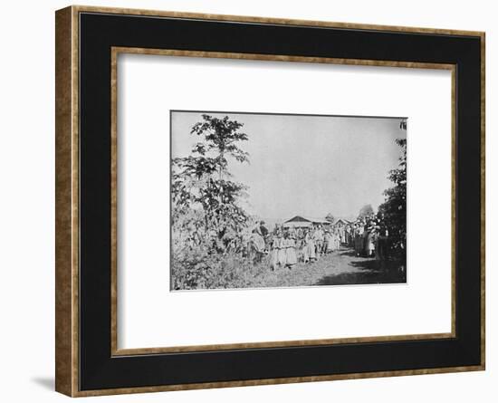 'Festa em uma Colonia', (Party in a colony), 1895-Axel Frick-Framed Photographic Print