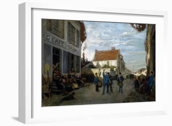 Festival at Grez, 1869-Francesco Netti-Framed Giclee Print