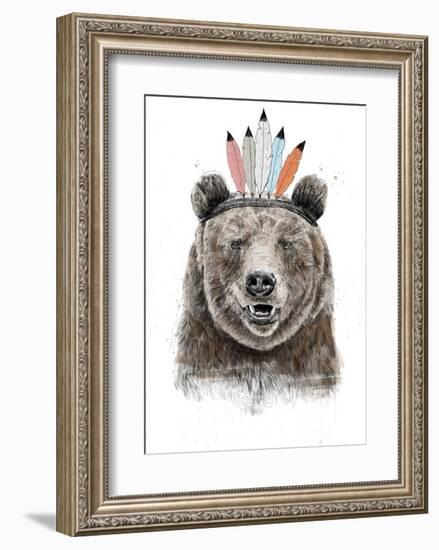 Festival Bear-Balazs Solti-Framed Art Print