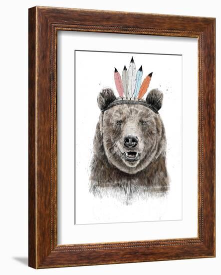 Festival Bear-Balazs Solti-Framed Art Print