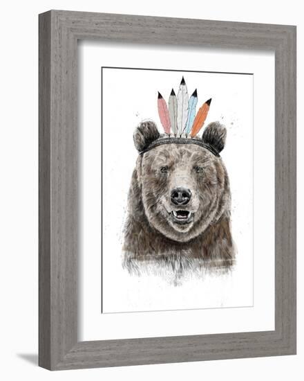 Festival Bear-Balazs Solti-Framed Art Print