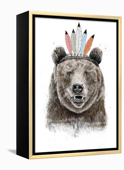 Festival Bear-Balazs Solti-Framed Stretched Canvas