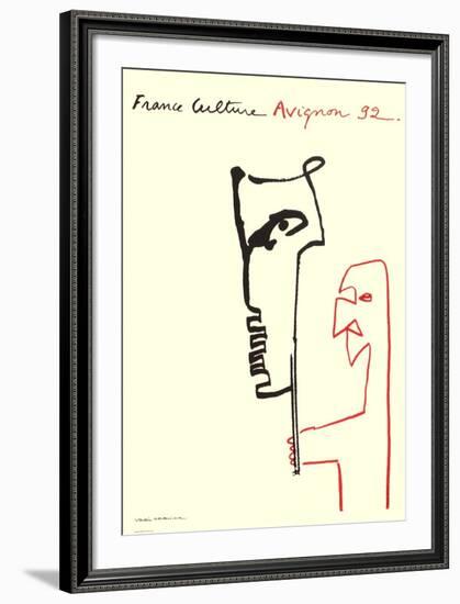 Festival D'Avignon 1992-Valère Novarina-Framed Collectable Print