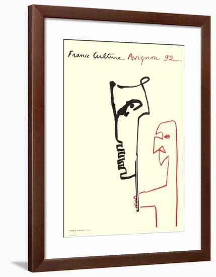 Festival D'Avignon 1992-Valère Novarina-Framed Collectable Print