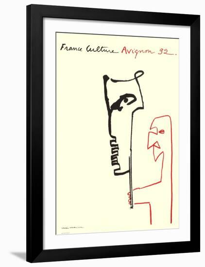 Festival D'Avignon 1992-Valère Novarina-Framed Collectable Print