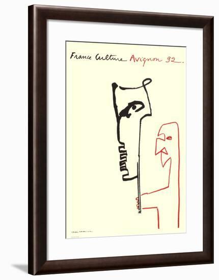 Festival D'Avignon 1992-Valère Novarina-Framed Collectable Print