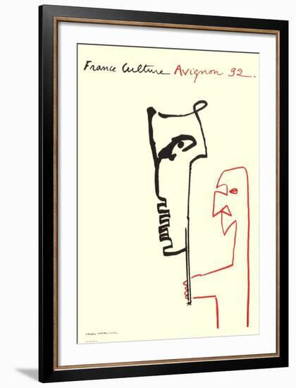 Festival D'Avignon 1992-Valère Novarina-Framed Collectable Print