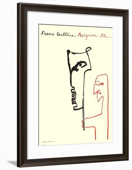 Festival D'Avignon 1992-Valère Novarina-Framed Collectable Print