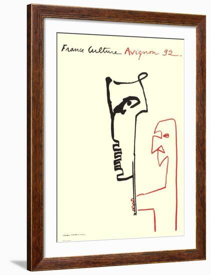 Festival D'Avignon 1992-Valère Novarina-Framed Collectable Print