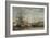 Festival in the Harbour of Honfleur, 1858-Eugene Louis Boudin-Framed Giclee Print