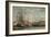 Festival in the Harbour of Honfleur, 1858-Eugene Louis Boudin-Framed Giclee Print