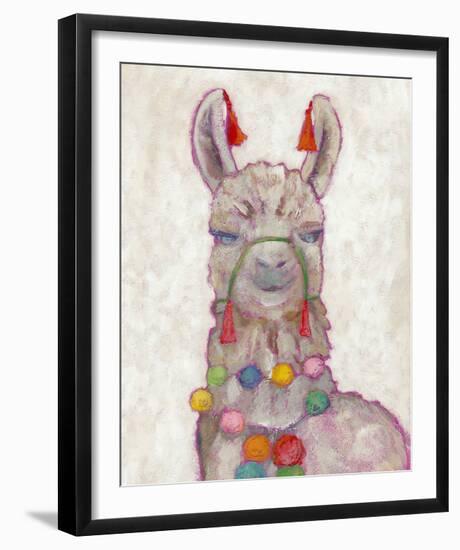 Festival Llama I-Chariklia Zarris-Framed Art Print