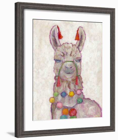 Festival Llama I-Chariklia Zarris-Framed Art Print