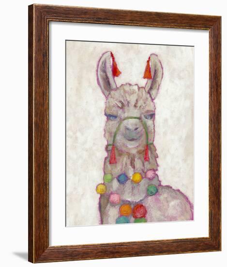 Festival Llama I-Chariklia Zarris-Framed Art Print