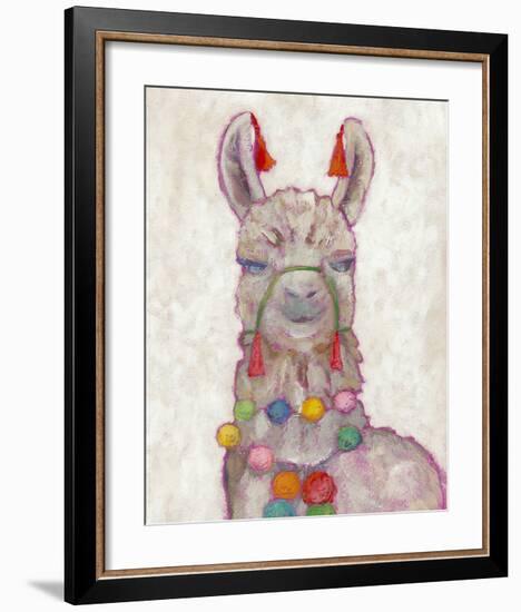 Festival Llama I-Chariklia Zarris-Framed Art Print