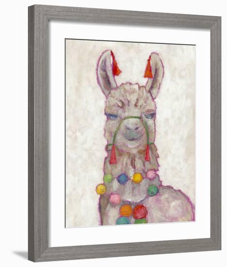 Festival Llama I-Chariklia Zarris-Framed Art Print