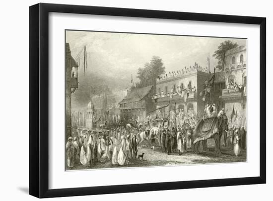 Festival of Al Mohurram-English School-Framed Giclee Print