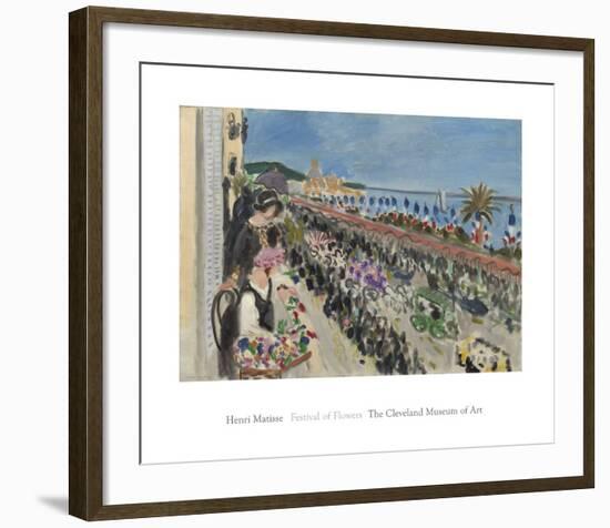 Festival of Flowers, Nice (Fete des fleurs), 1923-Henri Matisse-Framed Art Print