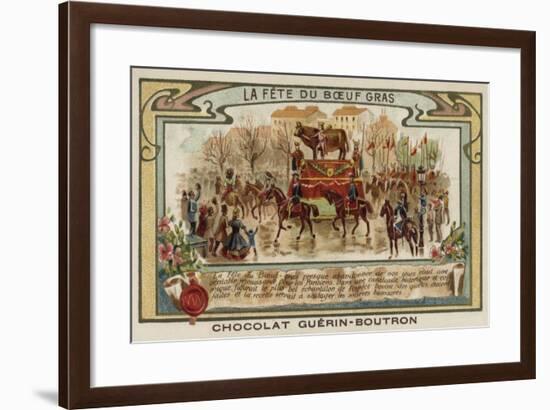 Festival of the Fatted Bull, Paris-null-Framed Giclee Print