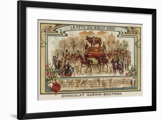 Festival of the Fatted Bull, Paris-null-Framed Giclee Print