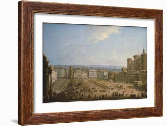 Festival of the Four Altars in Naples, Ca 1757-Antonio Joli-Framed Giclee Print