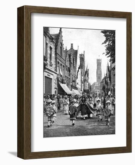 Festival of the Holy Blood of Christ, Bruges, Belgium, 1936-Charles E Brown-Framed Giclee Print