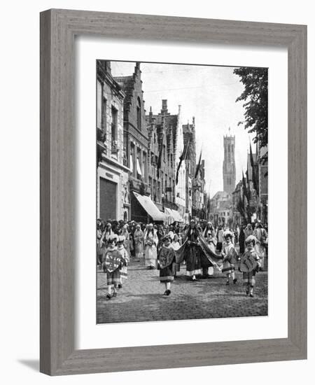 Festival of the Holy Blood of Christ, Bruges, Belgium, 1936-Charles E Brown-Framed Giclee Print