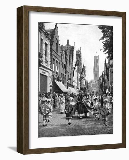 Festival of the Holy Blood of Christ, Bruges, Belgium, 1936-Charles E Brown-Framed Giclee Print