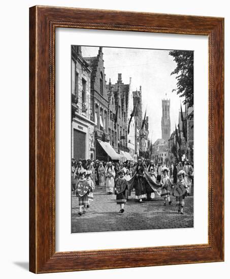 Festival of the Holy Blood of Christ, Bruges, Belgium, 1936-Charles E Brown-Framed Giclee Print