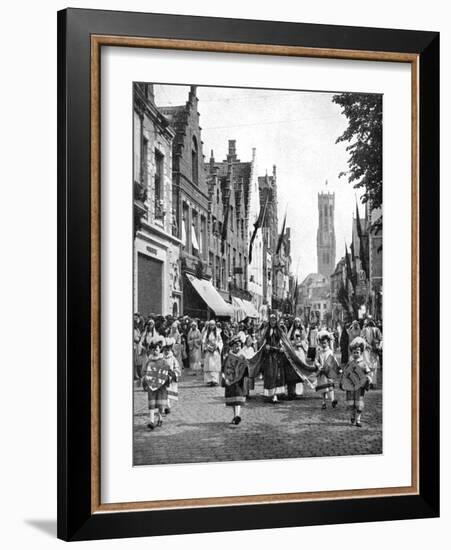 Festival of the Holy Blood of Christ, Bruges, Belgium, 1936-Charles E Brown-Framed Giclee Print