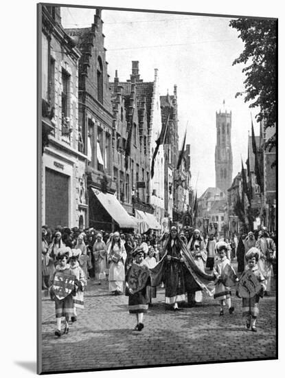 Festival of the Holy Blood of Christ, Bruges, Belgium, 1936-Charles E Brown-Mounted Giclee Print