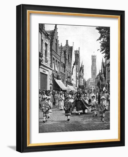 Festival of the Holy Blood of Christ, Bruges, Belgium, 1936-Charles E Brown-Framed Giclee Print