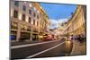 Festive Christmas lights in Regent Street in 2016, London, England, United Kingdom, Europe-Fraser Hall-Mounted Photographic Print