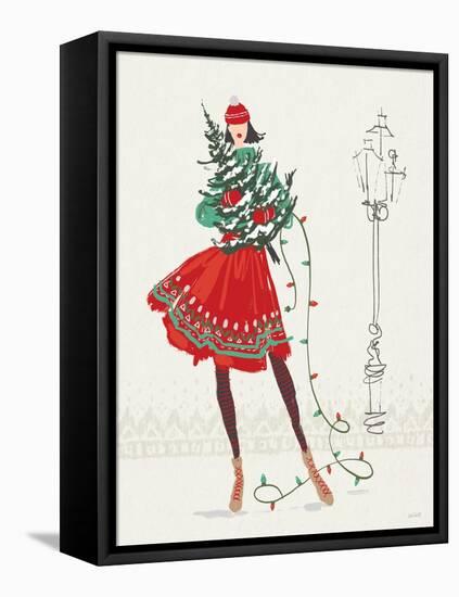 Festive Fashion I-Anne Tavoletti-Framed Stretched Canvas