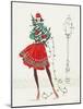 Festive Fashion I-Anne Tavoletti-Mounted Art Print